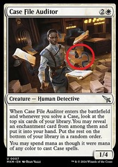 Case File Auditor (VAR B: Black Object) - Foil